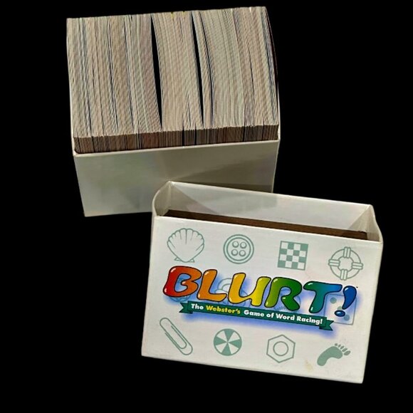 BLURT The Websters Game of Word Racing Board Game 1995 Vintage Patch - Picture 5 of 7